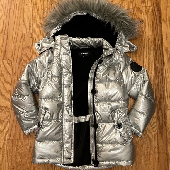 Diesel Kids Puffer Jacket Size 8. - Picture 3 of 8